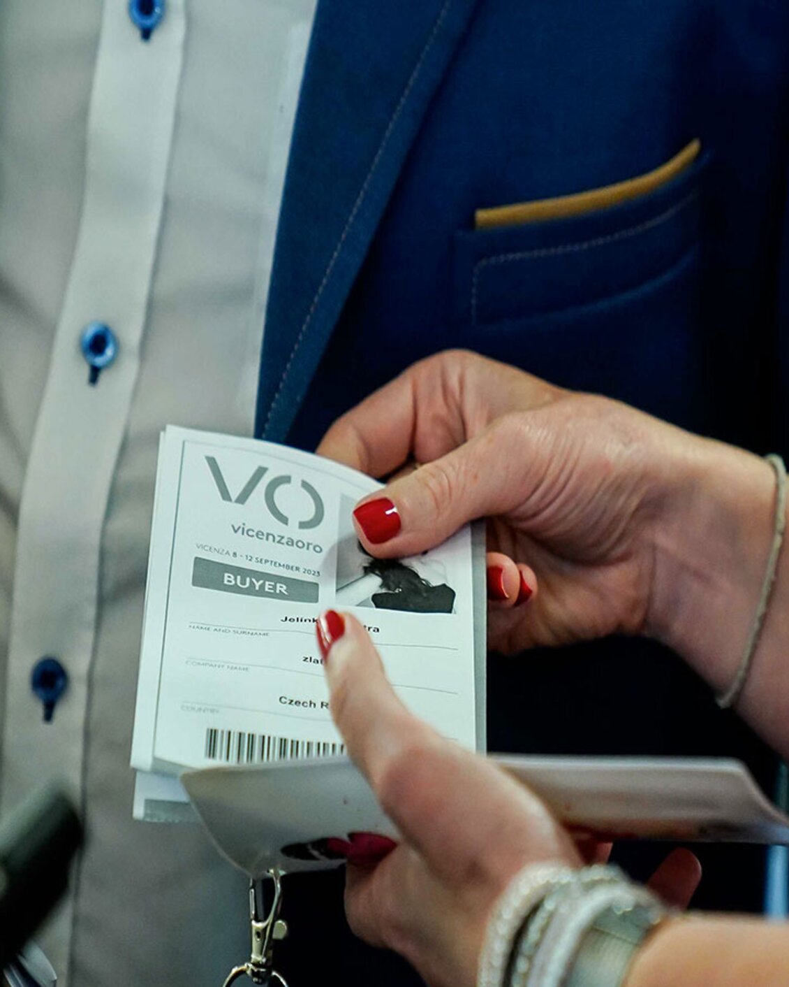 Registrazione e badge