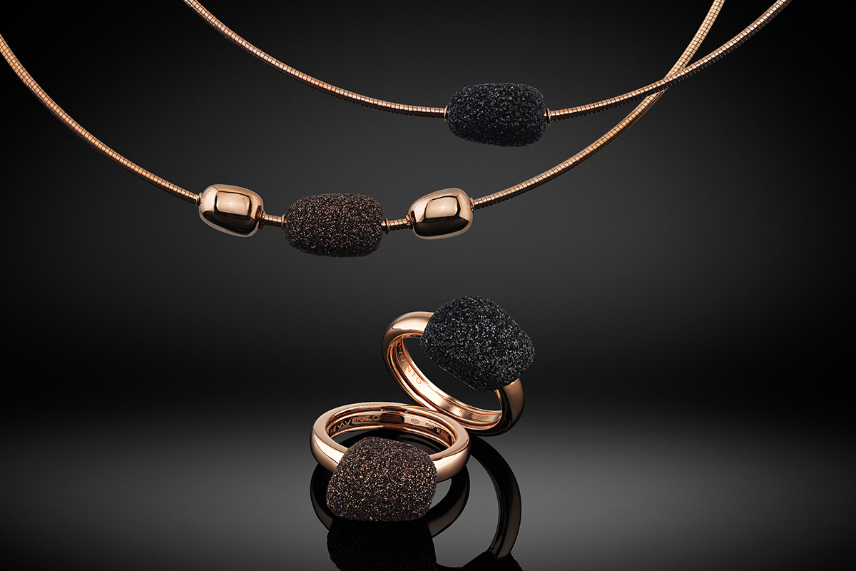 The absolute shapes and light effects in Pesavento Jewellery