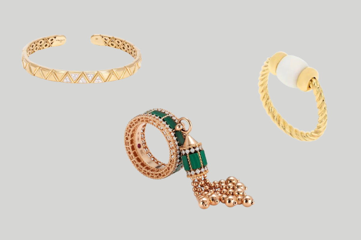 The retro glam style in jewellery