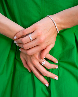 Anello Veretta Taglio ovale