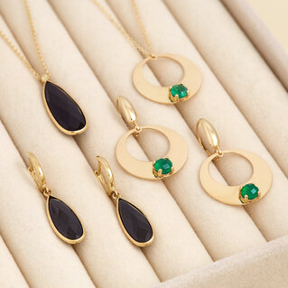 14kt gold Jewelry with natural stones and pearls