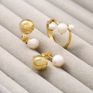 14kt gold Jewelry with natural stones and pearls