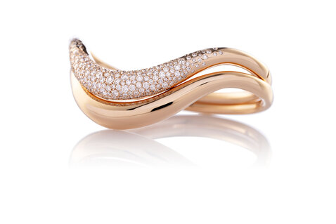 Connection Waves Bangle