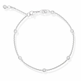 Aura Bracelet in white gold and diamonds