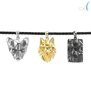 Ciondoli in Argento con Placcatura da Uomo