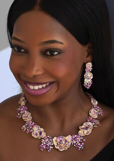 Montipora Necklace and Earrings