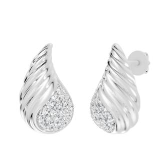 Bold Gold- Orecchini a lobo vortice radioso