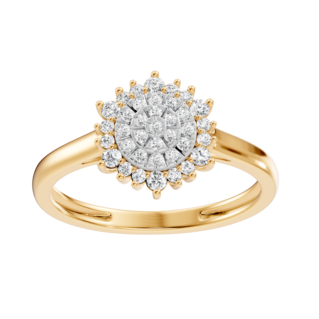 Martini-Anello a grappolo con raggiera radiosa