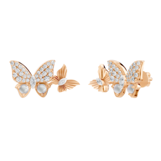 Flutter- Orecchini a Lobo Farfalla Radiante