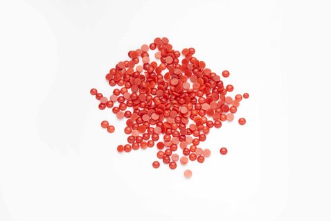 Round Natural Mediterranean Red Coral Cabochons