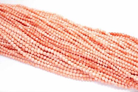 Natural Pink Coral Necklace