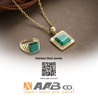 Malachite Stone Set