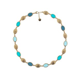 Collana Caramelle Marine Ovali