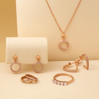 Oreficeria rosa in 14kt