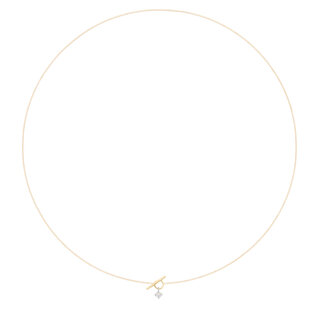 Collana Tre con diamante