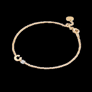 Bracciale Alphabet con diamante