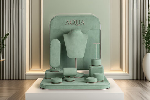 AQUA green Window Display