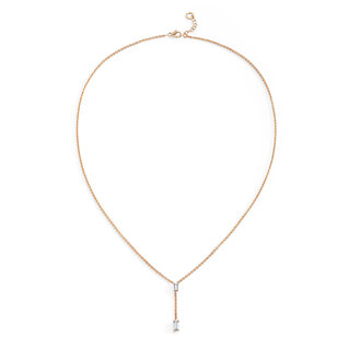 Collana Double Solitaire Baguette Y