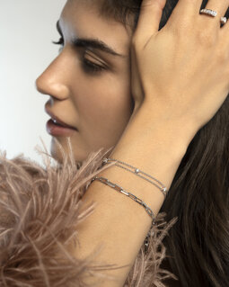 Bracciale 5 Solitaire W