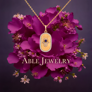 Diamond and Sapphire Necklace