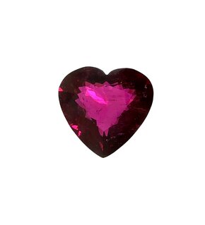 Rubellite Heart 19.46 cts