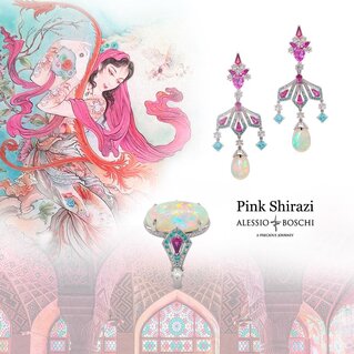 Seven Princess Earrings & Ring