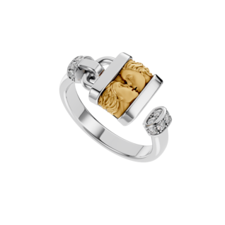 Anello Lucchetto Coppia