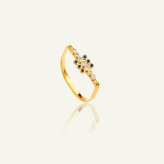 Tetris Sapphires ring