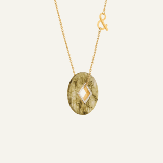 Labradorite Diamond Corners Medal