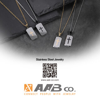 Cross Tag Necklace Collection