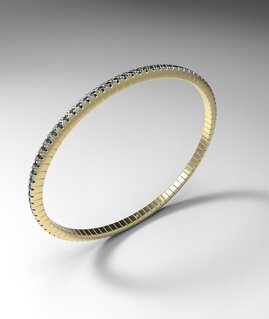 BELASTIC BRACELET_Sapphire