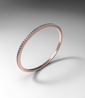 BELASTIC BRACELET_Sapphire