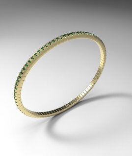 BELASTIC BRACELET_Emerald