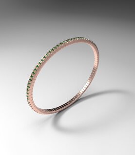 BELASTIC BRACELET_Emerald