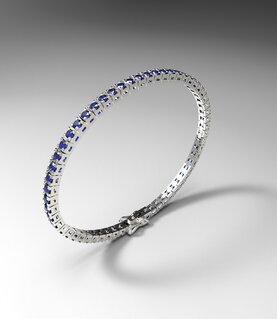 TENNIS BRACELET_SQUARE Model