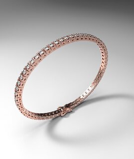 TENNIS BRACELET_SQUARE Model