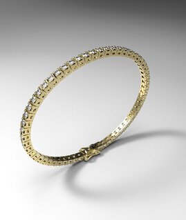 TENNIS BRACELET_PYRAMID Model