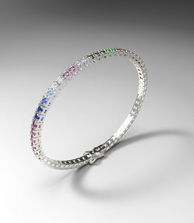 TENNIS BRACELET_PYRAMID Model