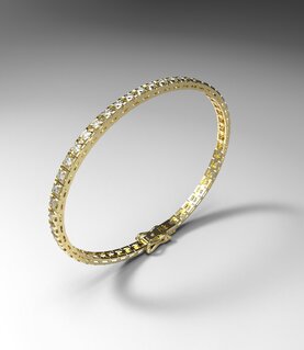 TENNIS BRACELET_ WIRE BRACELET