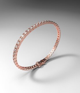 TENNIS BRACELET_ WIRE BRACELET