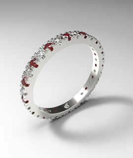ETERNITY RING_RUBY_EMERALD_SAPPHIRE