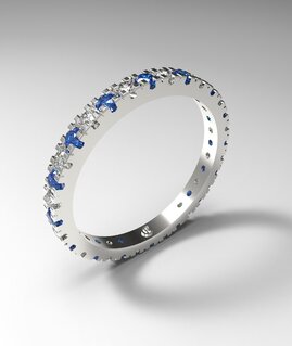 ETERNITY RING_RUBY_EMERALD_SAPPHIRE