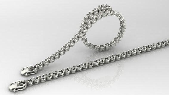 Bracciale Tennis Corona