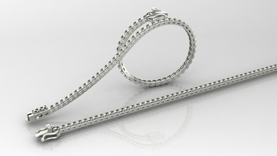 Bracciale Tennis Cubo
