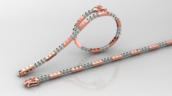 Bracciale Tennis Moderno