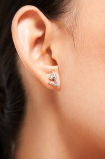 Orecchini Quiet Strength — Oro 18K e Diamanti