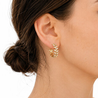Olive tree earring