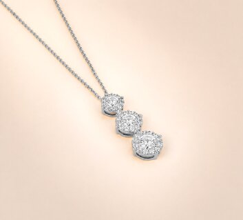 Collana Magic con zirconi bianchi